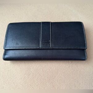 Coach Black Leather Wallet